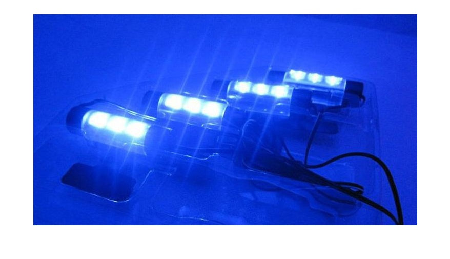 Additional view of LED car footwell lights