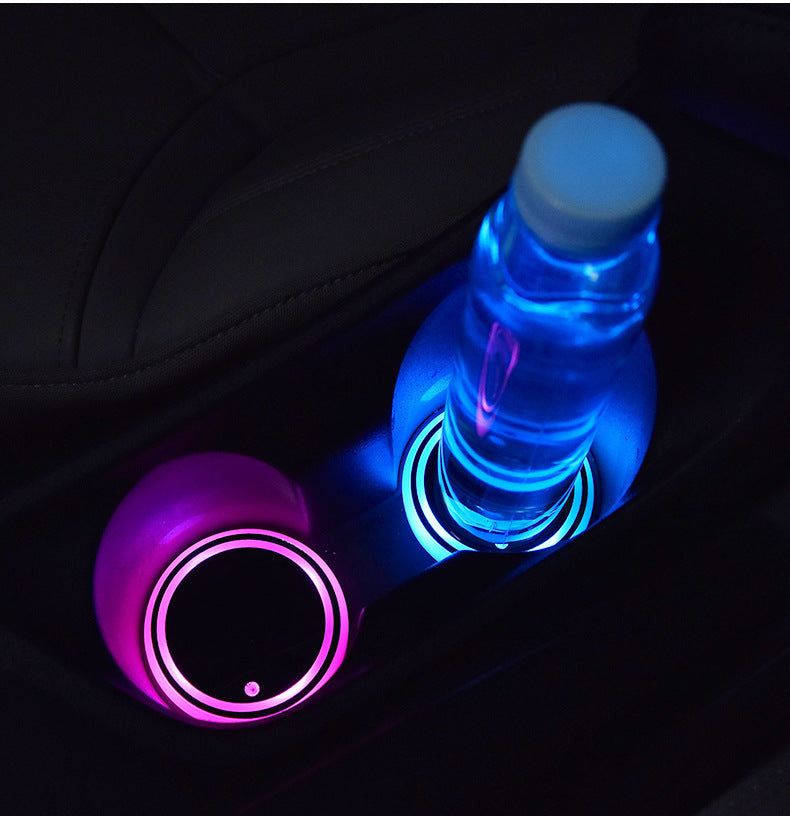 Additional view of LED cup holder coasters